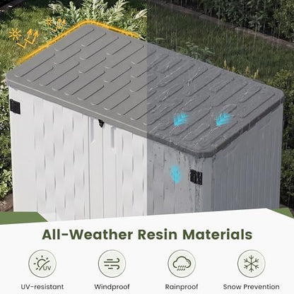34 Cu.Ft Resin Outdoor Storage Shed