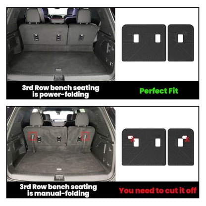 Floor Mats & Cargo Liner with Backrest for Chevy Traverse 2024