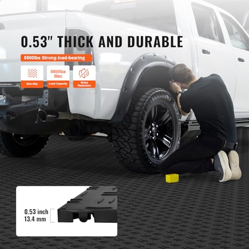 Garage Floor Tiles 12 x 12 x 0.53 inch