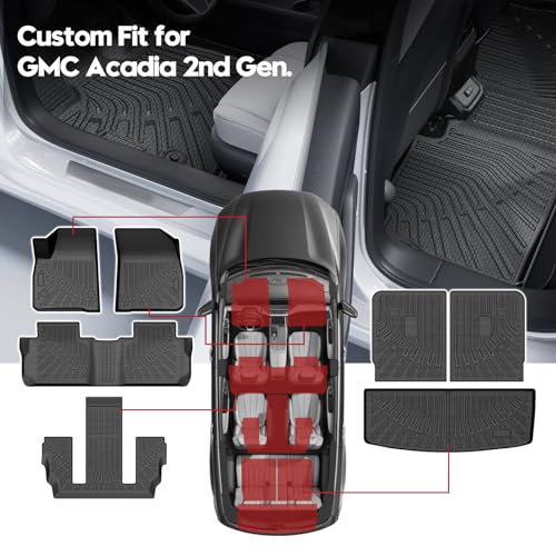for GMC Acadia Floor Mats 2017
