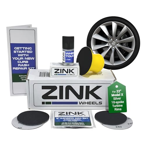 Premium Tesla Wheel Curb Rash Repair Kit for Model X 22