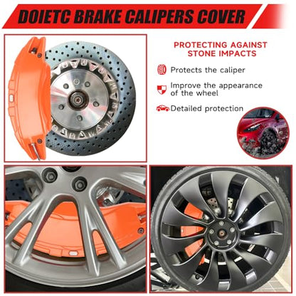 Brake Caliper Covers Compatible with Tesla Model Y Juniper 2025