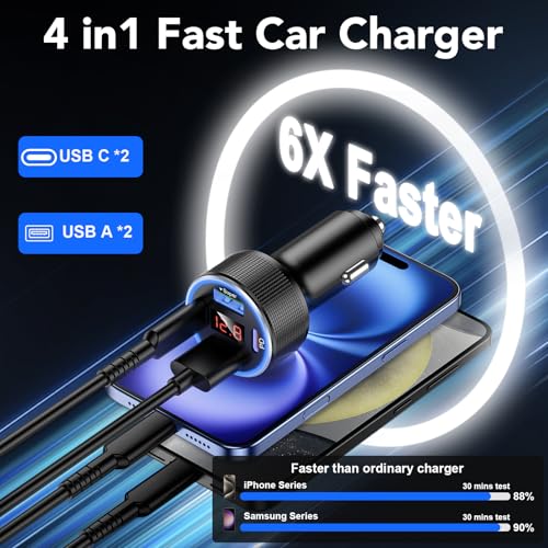 Car Charger USB C Fast Charge