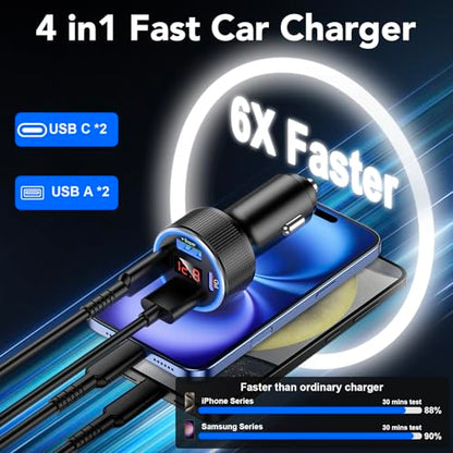 Car Charger USB C Fast Charge