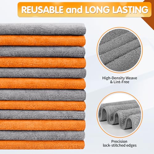 Microfiber Cleaning Cloth (12 Count)