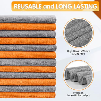 Microfiber Cleaning Cloth (12 Count)