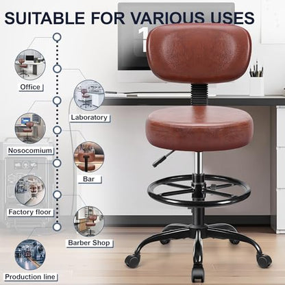 Drafting Chair with Backrest