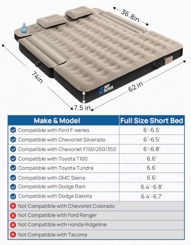 Truck Bed Air Mattress for 6.4