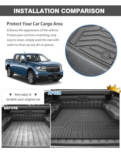 Floor Mats Truck Bed Mat for 2022