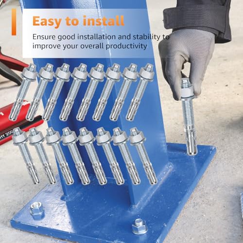 Car Lift Installation Install Kit with Wedge Anchor Bolts Leveling Shim