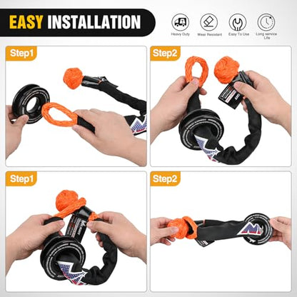 2PCS Synthetic Soft Shackle 1