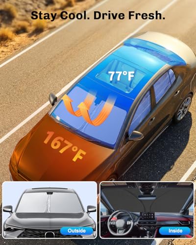 for 2025 2026 Acura ADX Windshield Sunshade for 2025 2026 Acura ADX Accessories 2025 2026 ADX Sunshade Foldable Sun Shield Sun Shade Block UV Rays