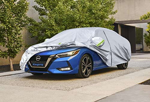 6 Layers Car Cover Custom Fit Nissan Sentra Sedan from 2000 to 2025