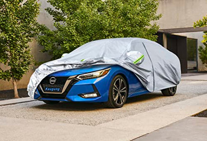6 Layers Car Cover Custom Fit Nissan Sentra Sedan from 2000 to 2025