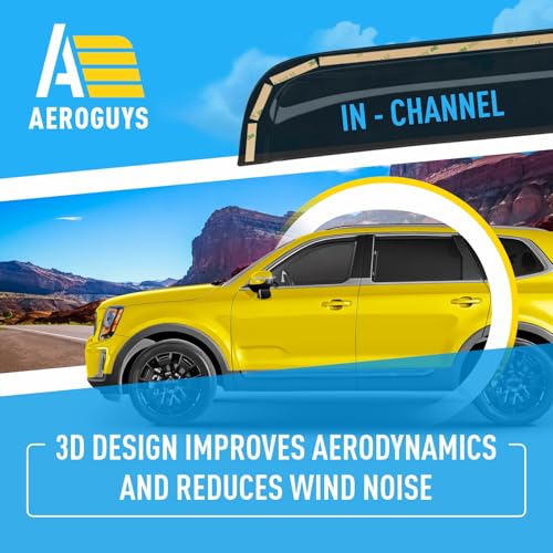 Extra Durable Window Deflectors in (4 Count)