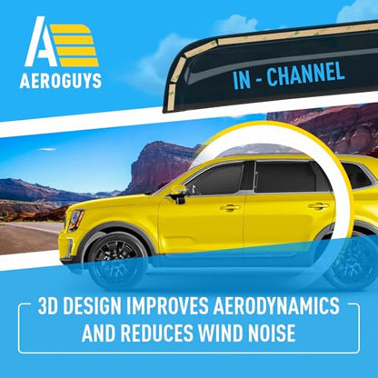 Extra Durable Window Deflectors in (4 Count)