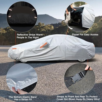 6 Layers Waterproof Car Cover for Honda Accord Sedan