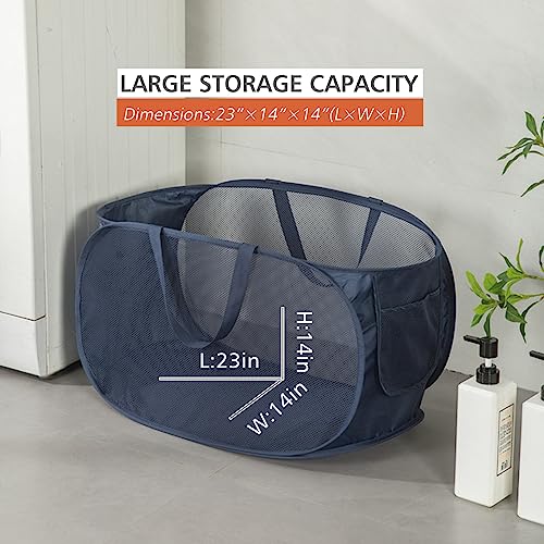 Sturdy Mesh Laundry Hamper Basket Bag