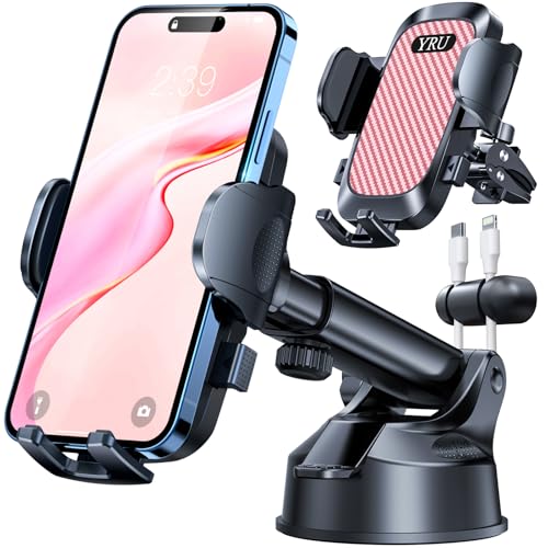 True Upgrade for Safety Car Phone Holder Mount [Patent & Military