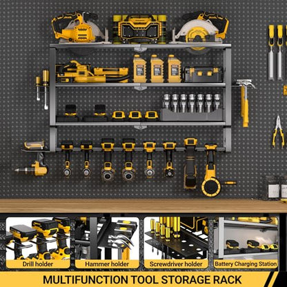 Large Power Tool Organizer Wall Mount