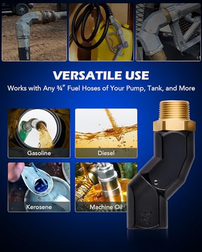 OMT 3 4" NPT Fuel Hose Nozzle Swivel Kit