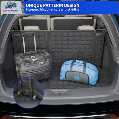 Trunk Mat with Backrest Mat for 2024