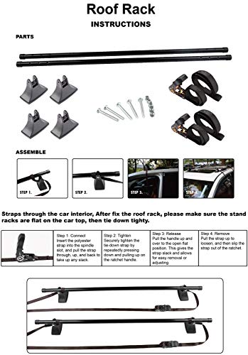 Universal Roof Rack Cross (2 Count)