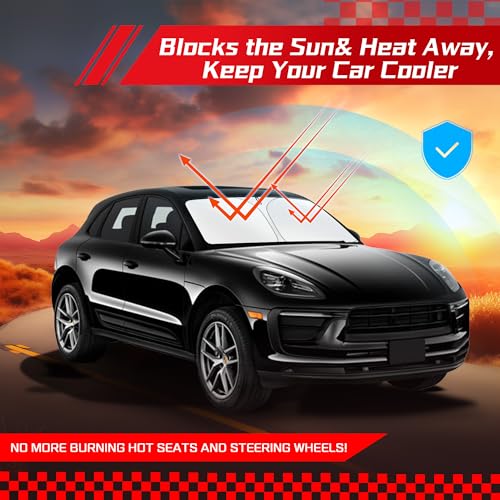 Windshield Sun Shade for Porsche Macan 2014