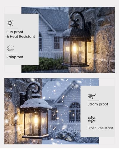 21" Outdoor Wall Light Fixture (2 Count)
