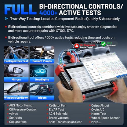D7X OBD2 Scanner Diagnostic Tool