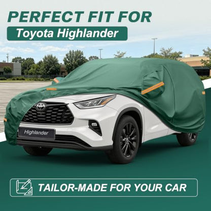 Waterproof Car Cover Custom Fit for Toyota Highlander