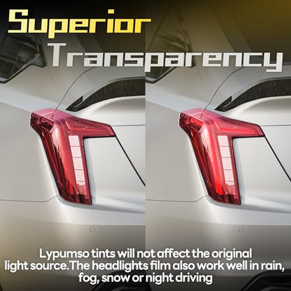 16 x 60 Inches Headlight Taillight Car Tint Vinyl Film
