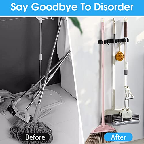 Heavy Duty Stainless Steel Broom Holder