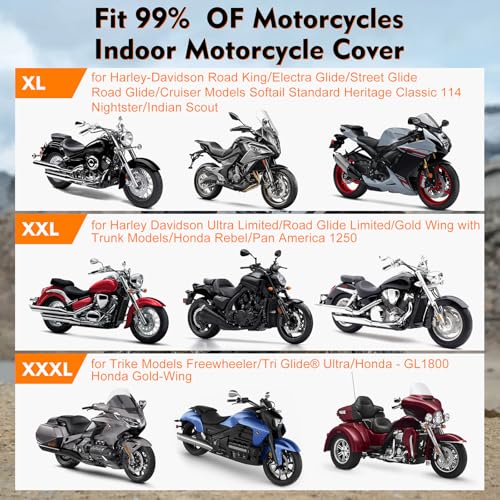 Indoor Motorcycle Cover XXXL
