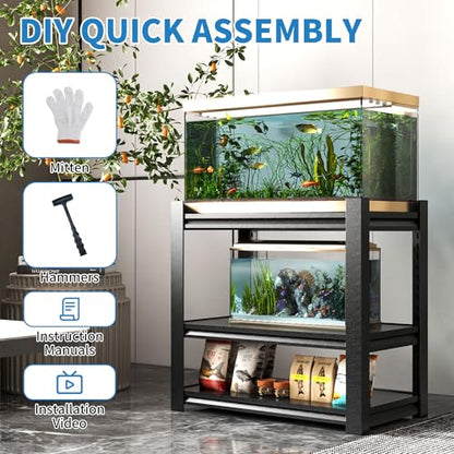 3 Tier Metal Shelving Unit