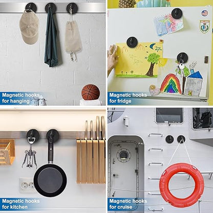 Magnetic Hooks Heavy Duty (12 Count)