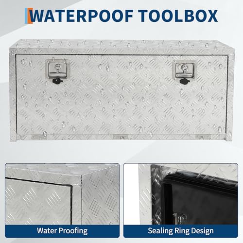 36 Inch Heavy Duty Aluminum Tool Underbody Box