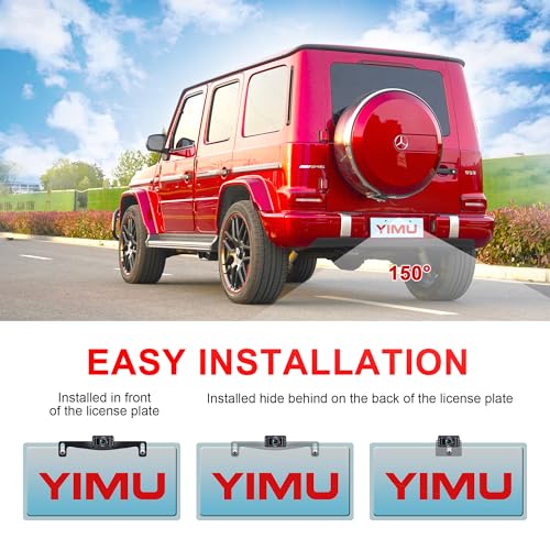 Backup Camera System with License Plate Backup Reverse Camera