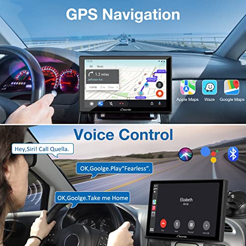 W901 Pro Portable Carplay & Android Auto with Dula Bluetooth