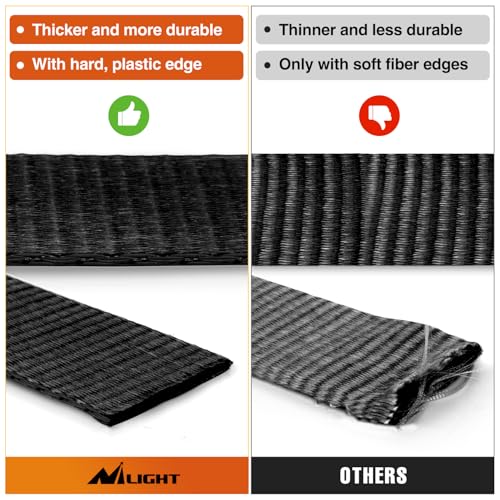 2" x 38" Axle Tie Down Straps with D (4 Count)