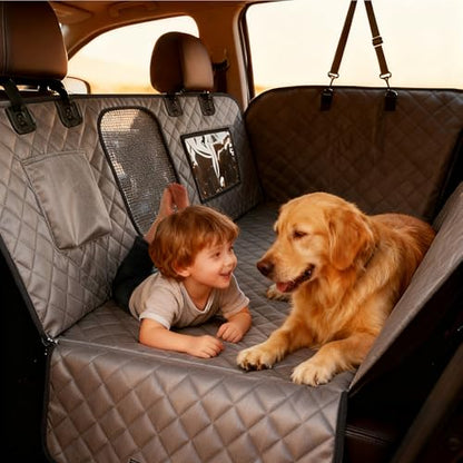 Dog Car Seat Cover for Back Seat