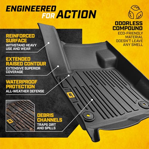 JustFit™ 3D All Weather Floor Mats for Ford Bronco Sport ONLY 2021