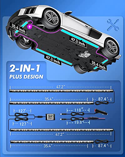 Car Underglow Lights (8 Count)