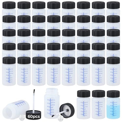 60 Pcs 2 Oz Touch Up Paint Container