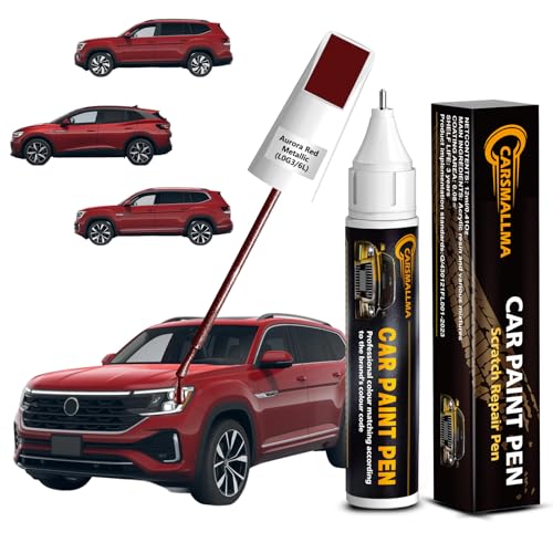 L0G3 6L Aurora Red Metallic Car Touch Up Paint for Volkswagen