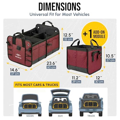 Large Car Trunk Organizer