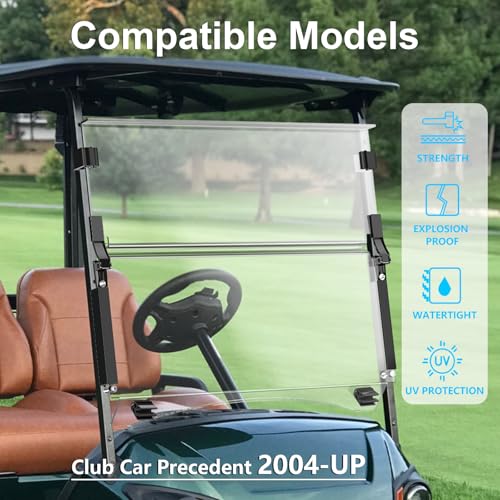 Upgraded Club Car Precedent Windshield