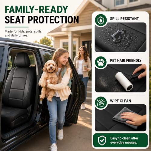 Front Seat Covers for Honda CRV HRV Civic Accord Element (2 Count)