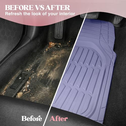 Lavender Purple Car Floor Mats