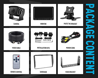 HD 1080P Wired Backup Camera System